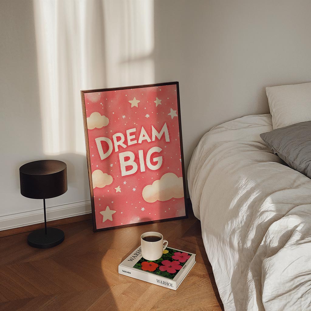 Inspirerende Dromen – kinderposter in staand formaat