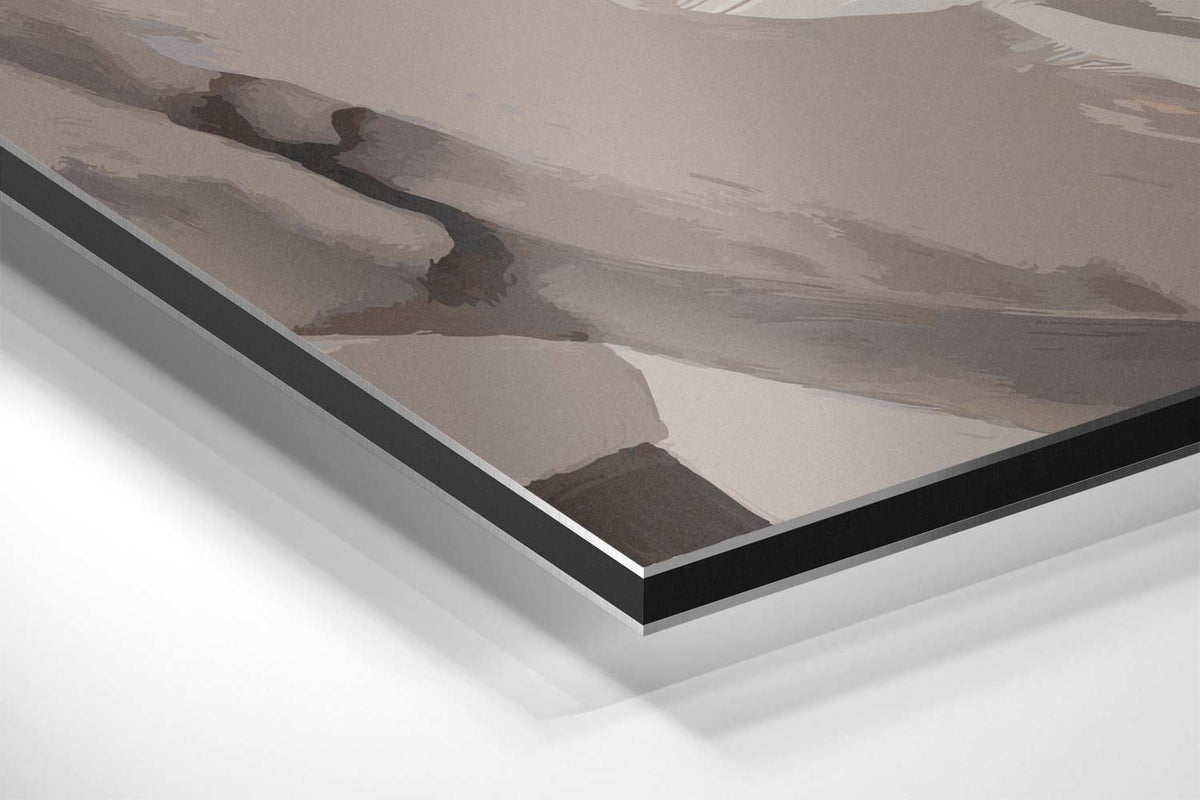 Elegantie in Wit – canvas kunstwerk als wanddecoratie