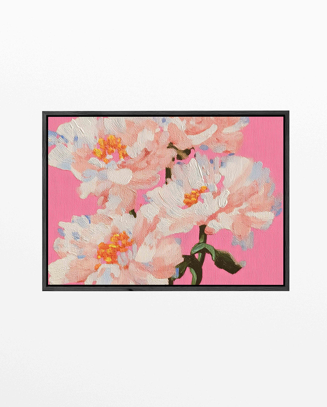 Bloemrijke expressie – liggend bloemen kunstwerk