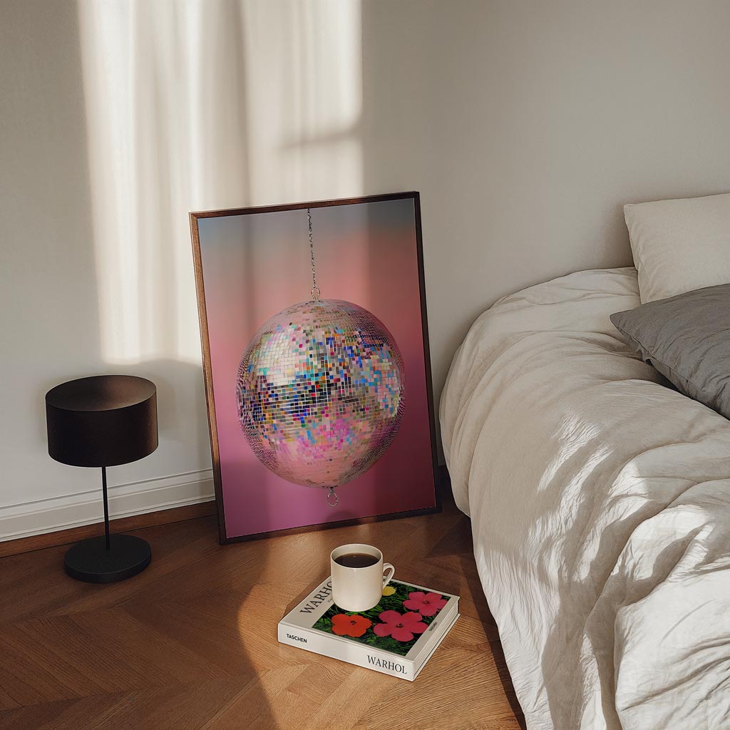 Glamour Disco – staande Popart wanddecoratie van WallArtistic