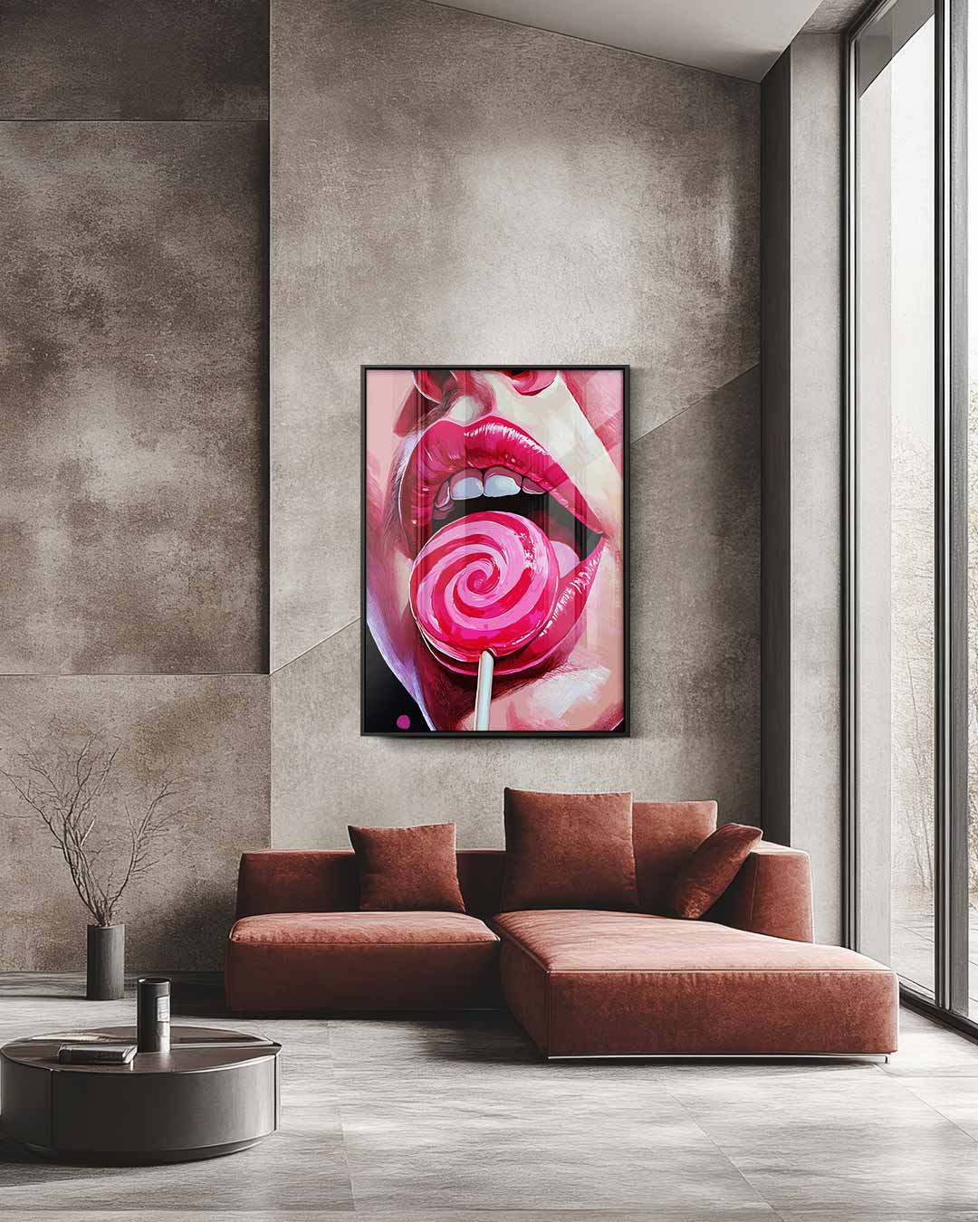 Zoet Verlangen – staande wandkunst voor woonkamer of interieur