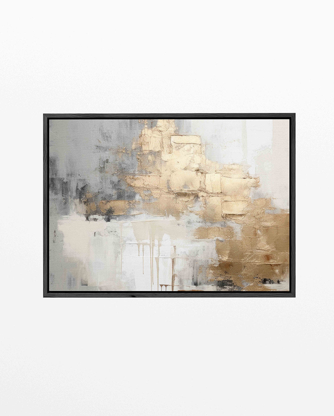 Gelaagde texturen – Abstract kunstwerk – liggend abstract kunstwerk