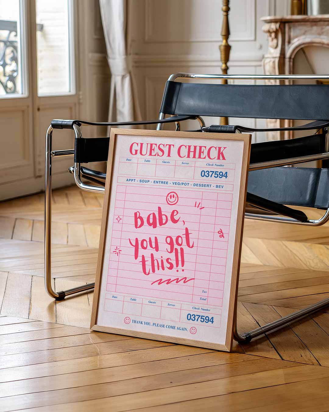 Babe You Got This – zomer portret poster, afbeelding 7