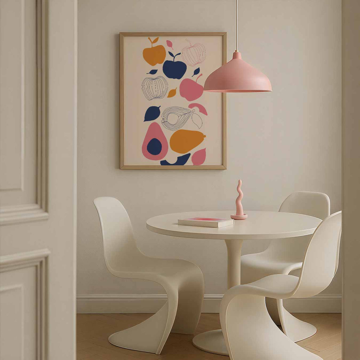 Fruitige Kunstzinnige – culinaire wandkunst als portret poster