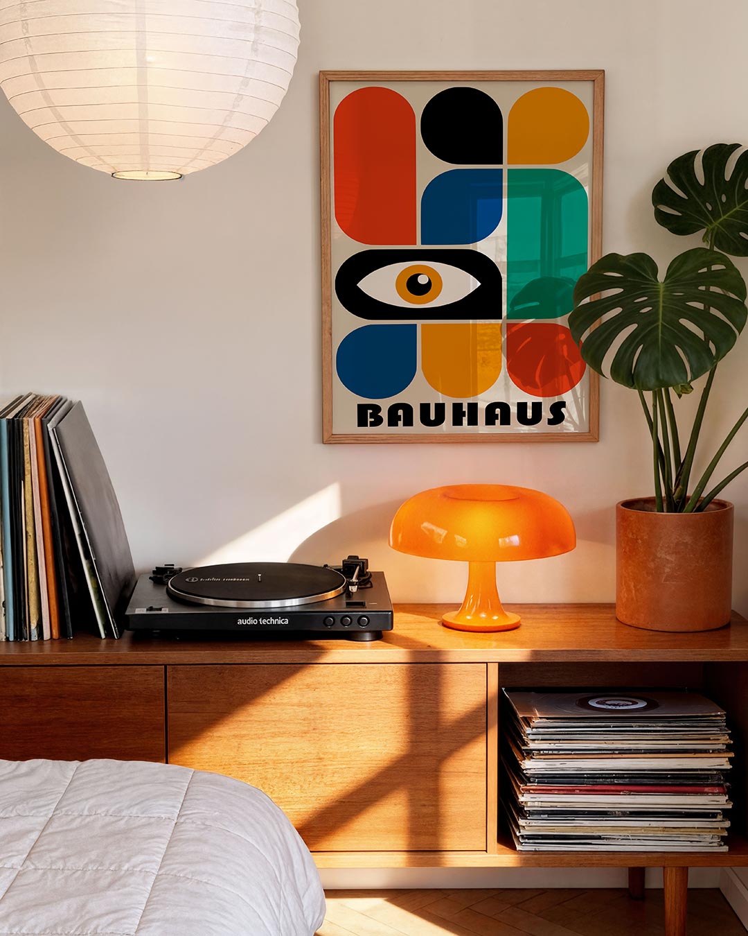 Vorm en kleur – moderne Bauhaus wandkunst als poster