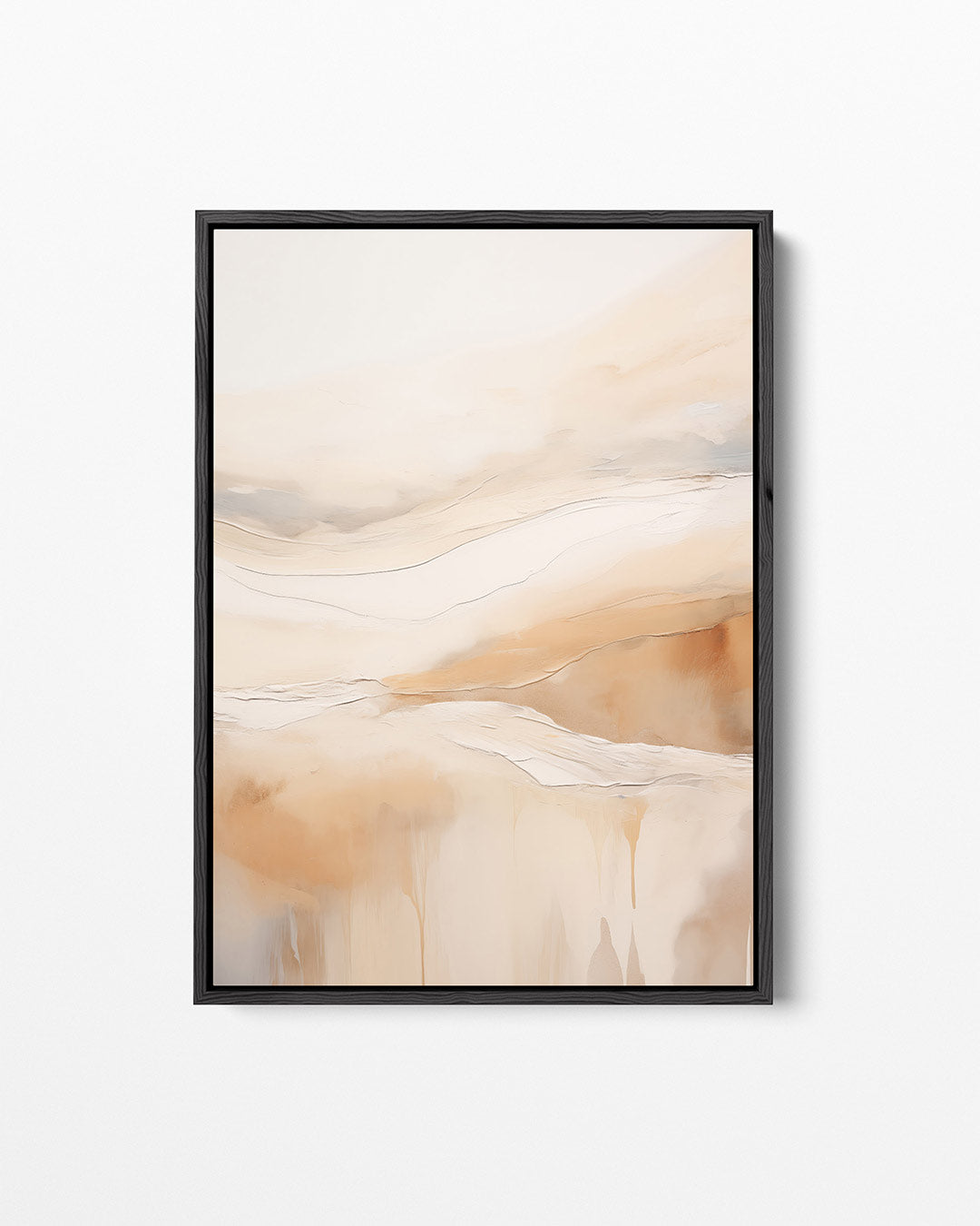 Zachte aardetinten – staand wanddecoratie kunstwerk