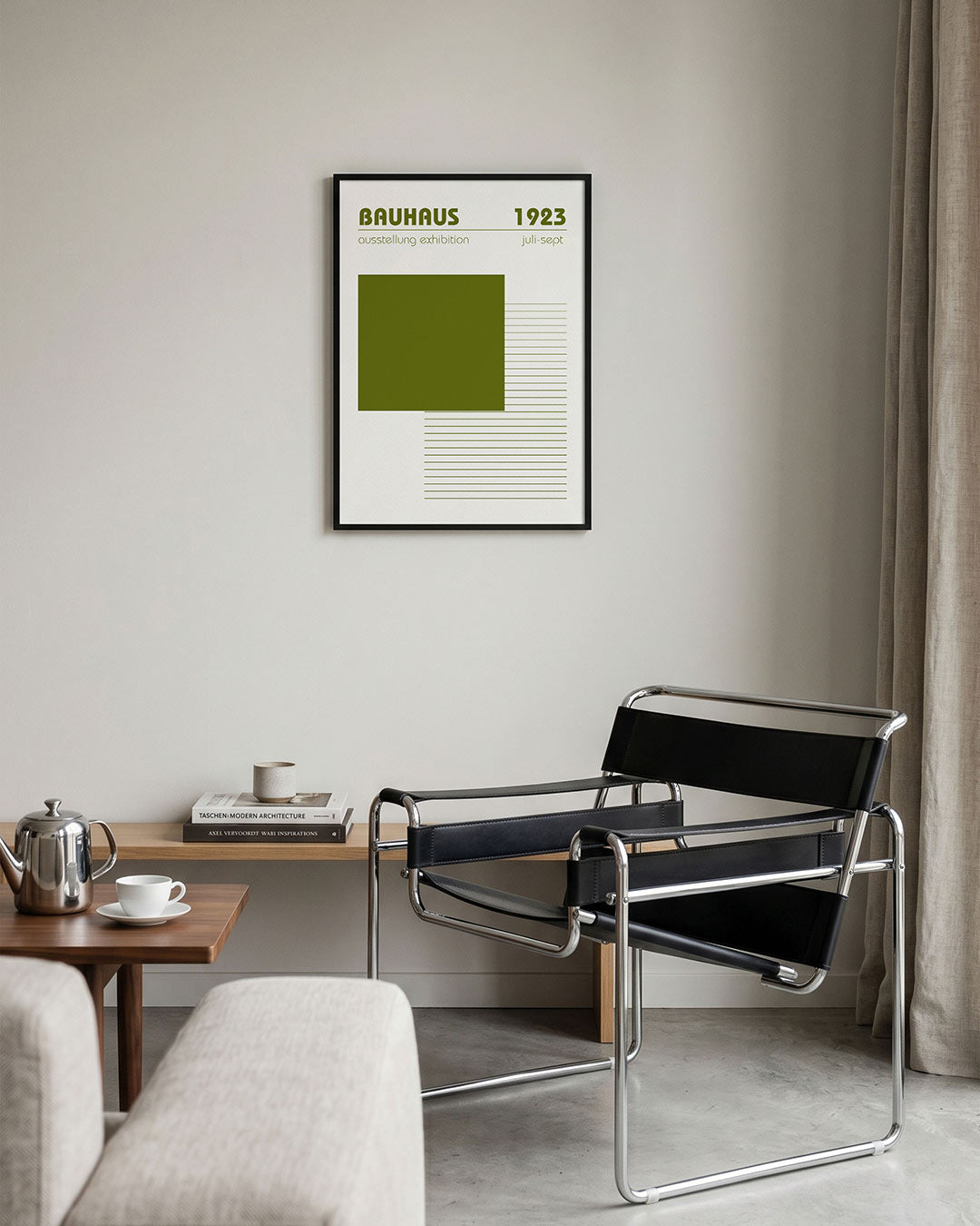 Abstracte – geometrische Bauhaus poster in staand formaat