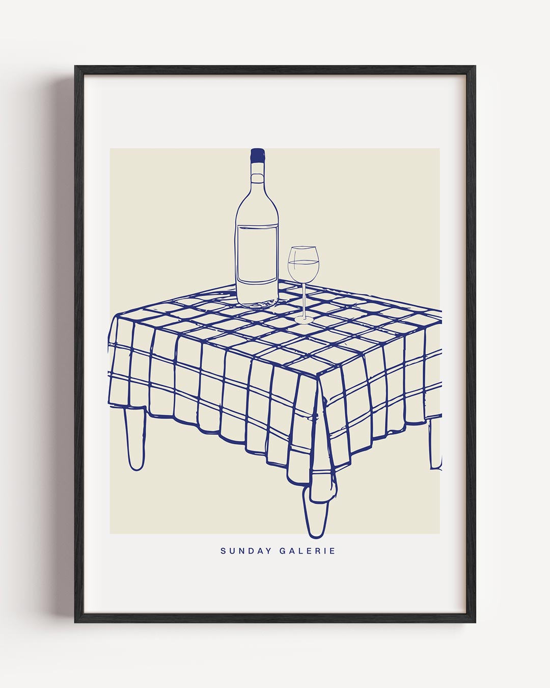 Stijlvolle Tafeldroom – keuken portret poster als wanddecoratie