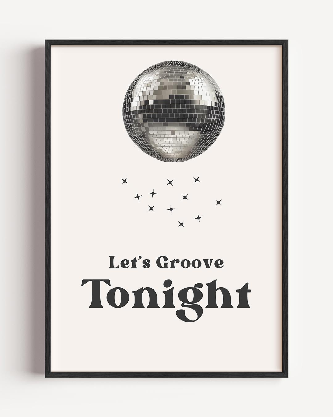 Disco Fever Wandposter – kerst portret poster als wanddecoratie