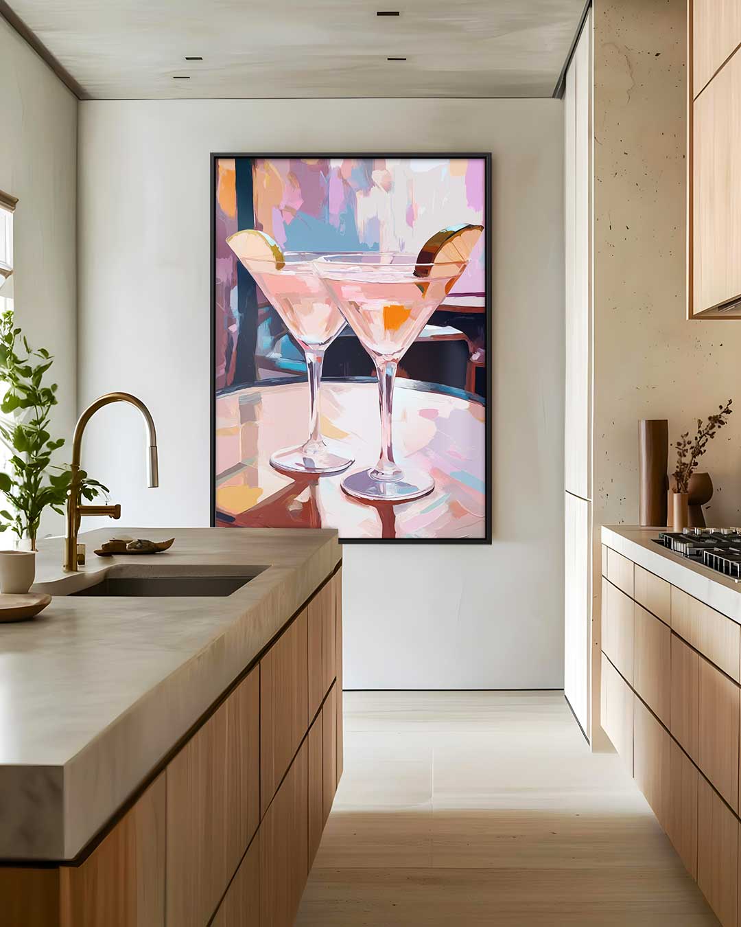 Cocktail Avondturen – staand kunstwerk voor modern interieur