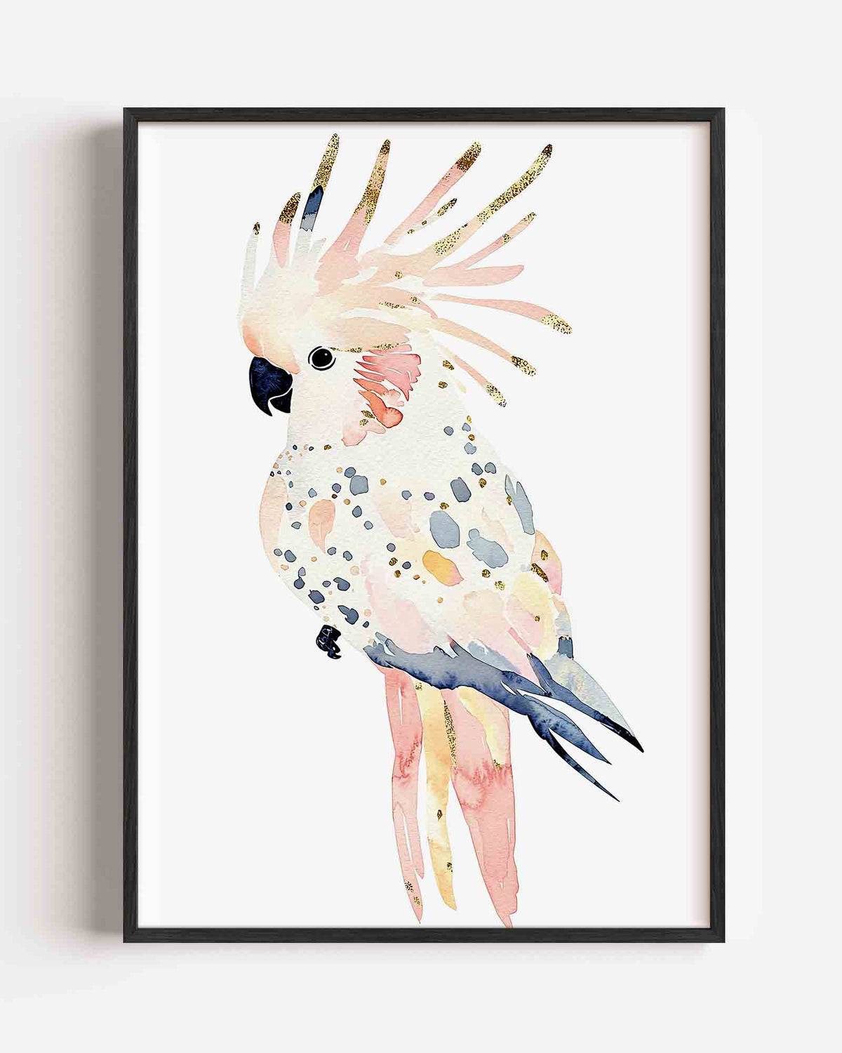 Gekleurde kaketoe – dieren portret poster als wanddecoratie