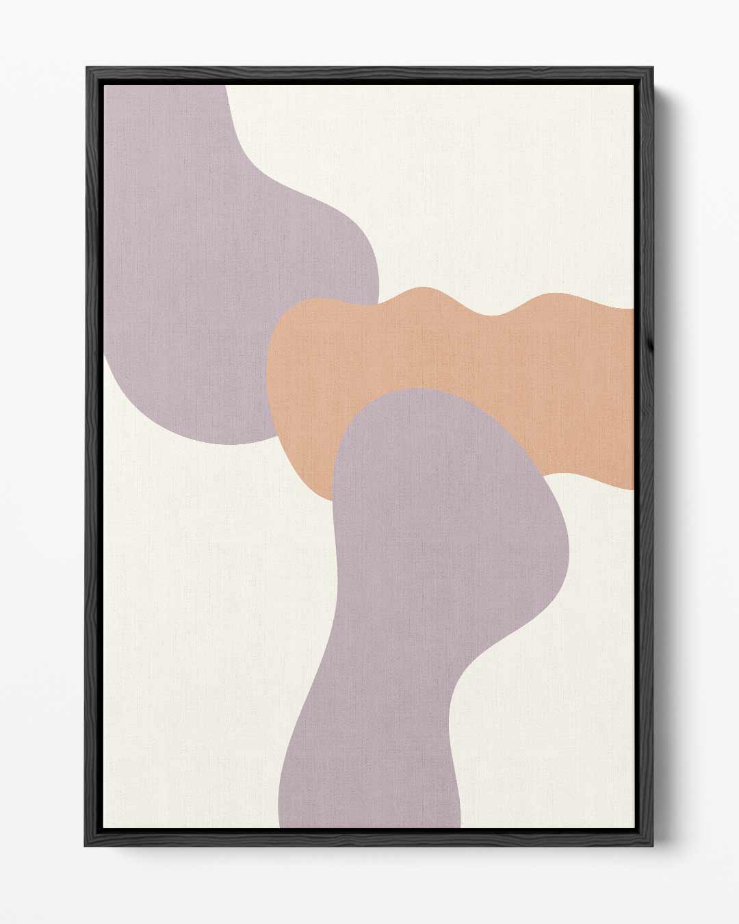 Zachte Golven Abstracte Kunst – portret kunstwerk als wanddecoratie