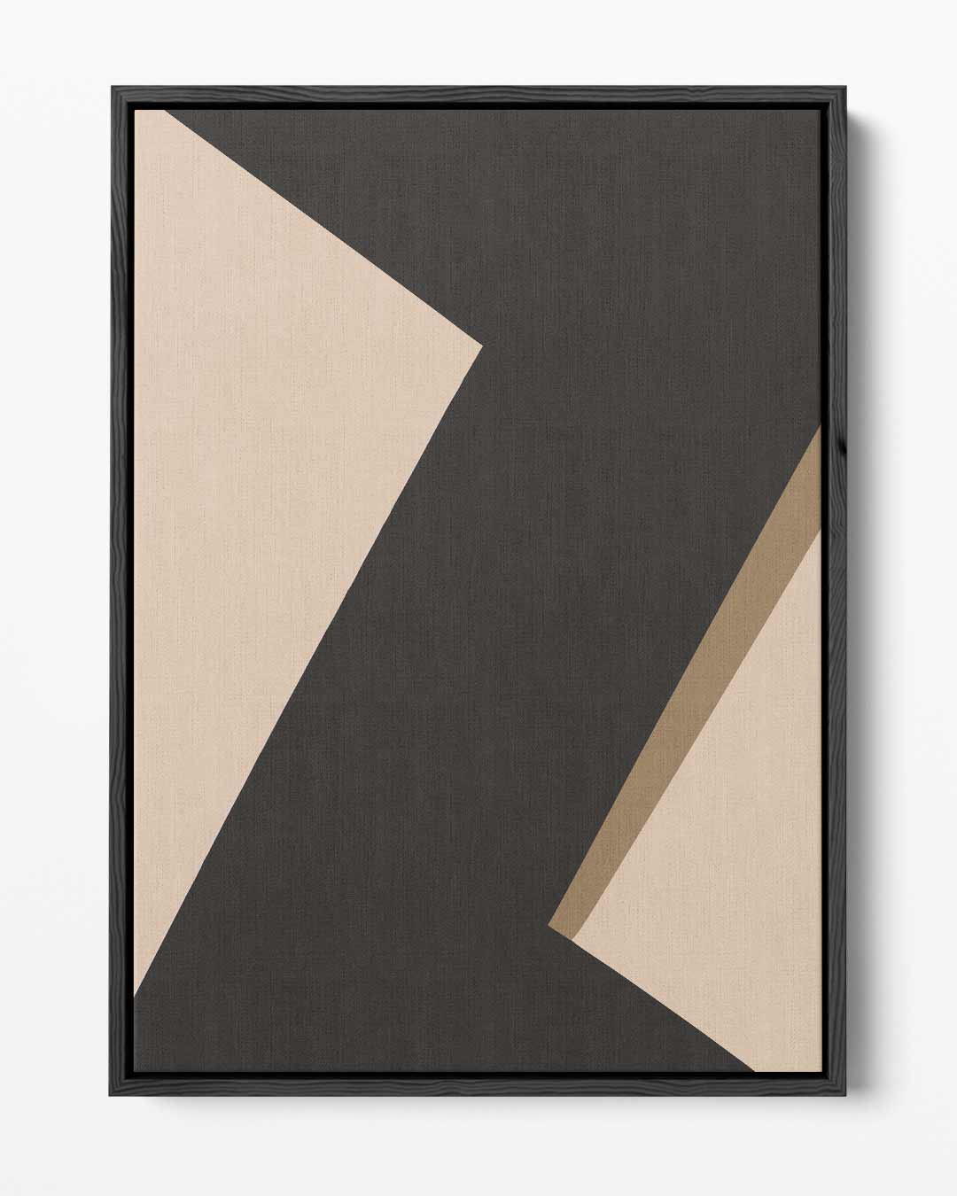 Abstract Elegantie – portret kunstwerk als wanddecoratie