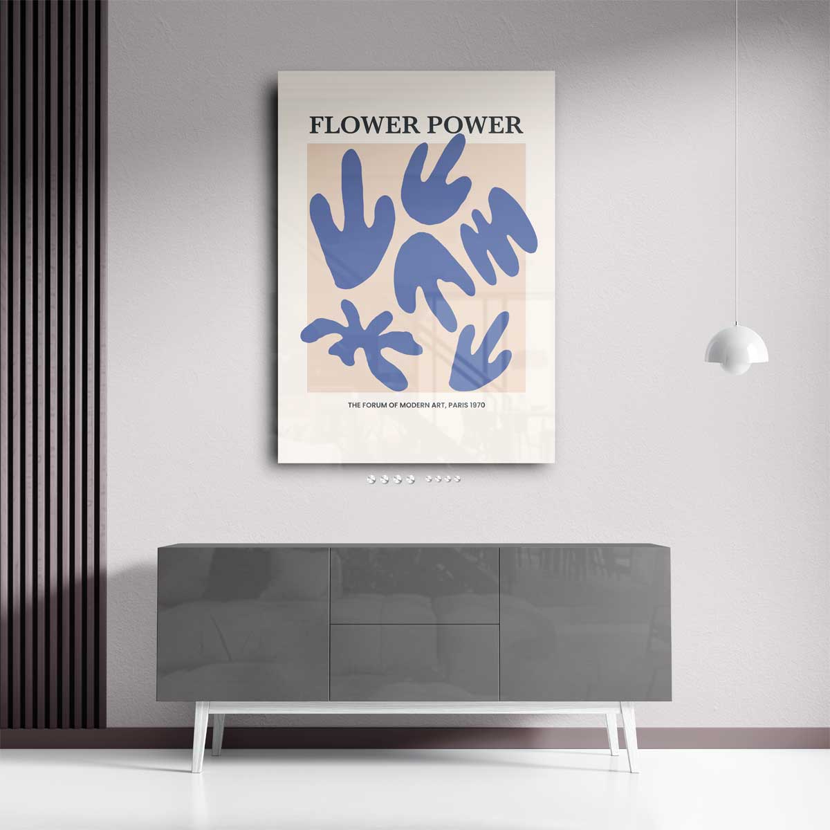Flower Power Kunstposter – portret kunstwerk als wanddecoratie, afbeelding 13