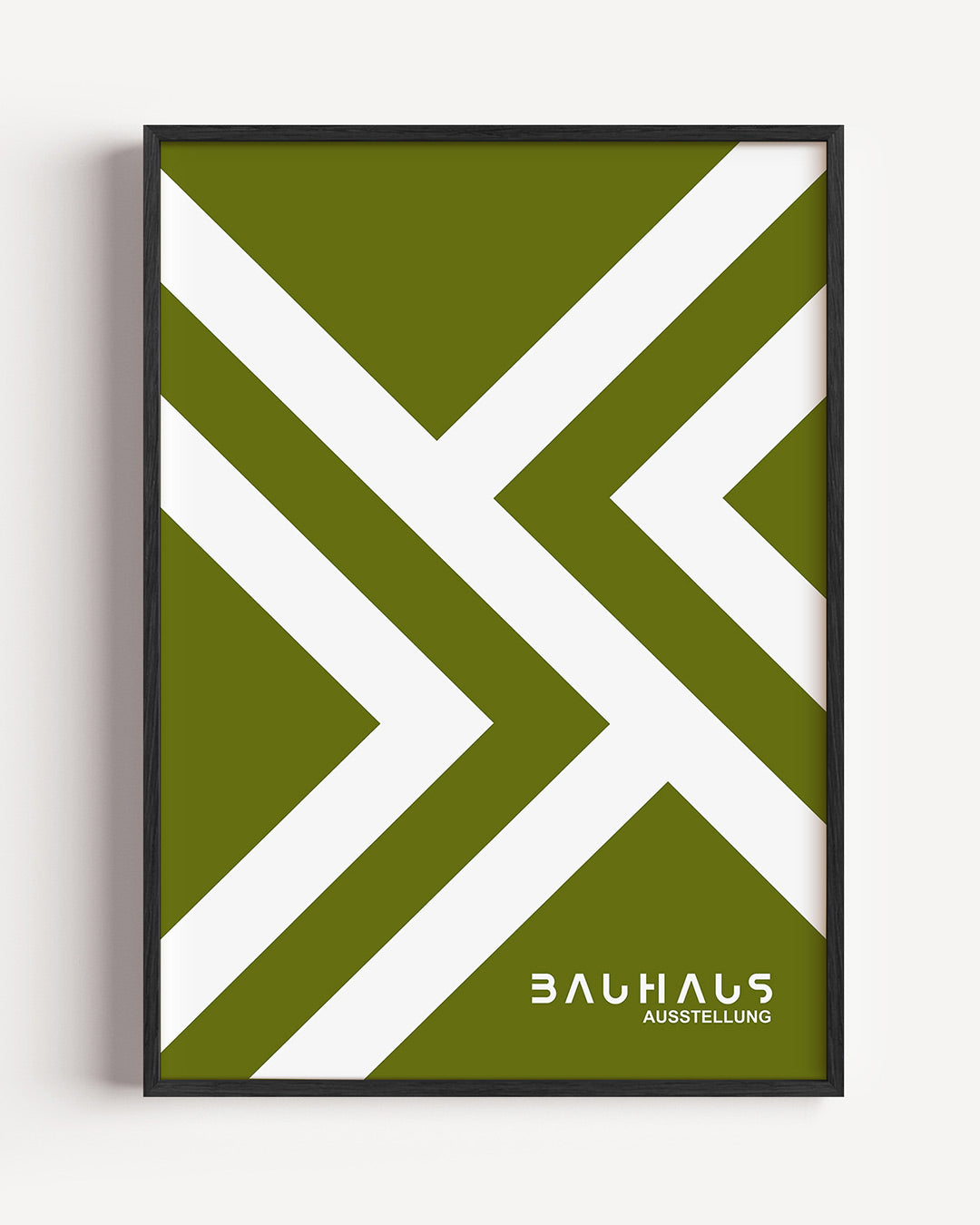 Lijnen en vlakken – staande Bauhaus poster als wanddecoratie