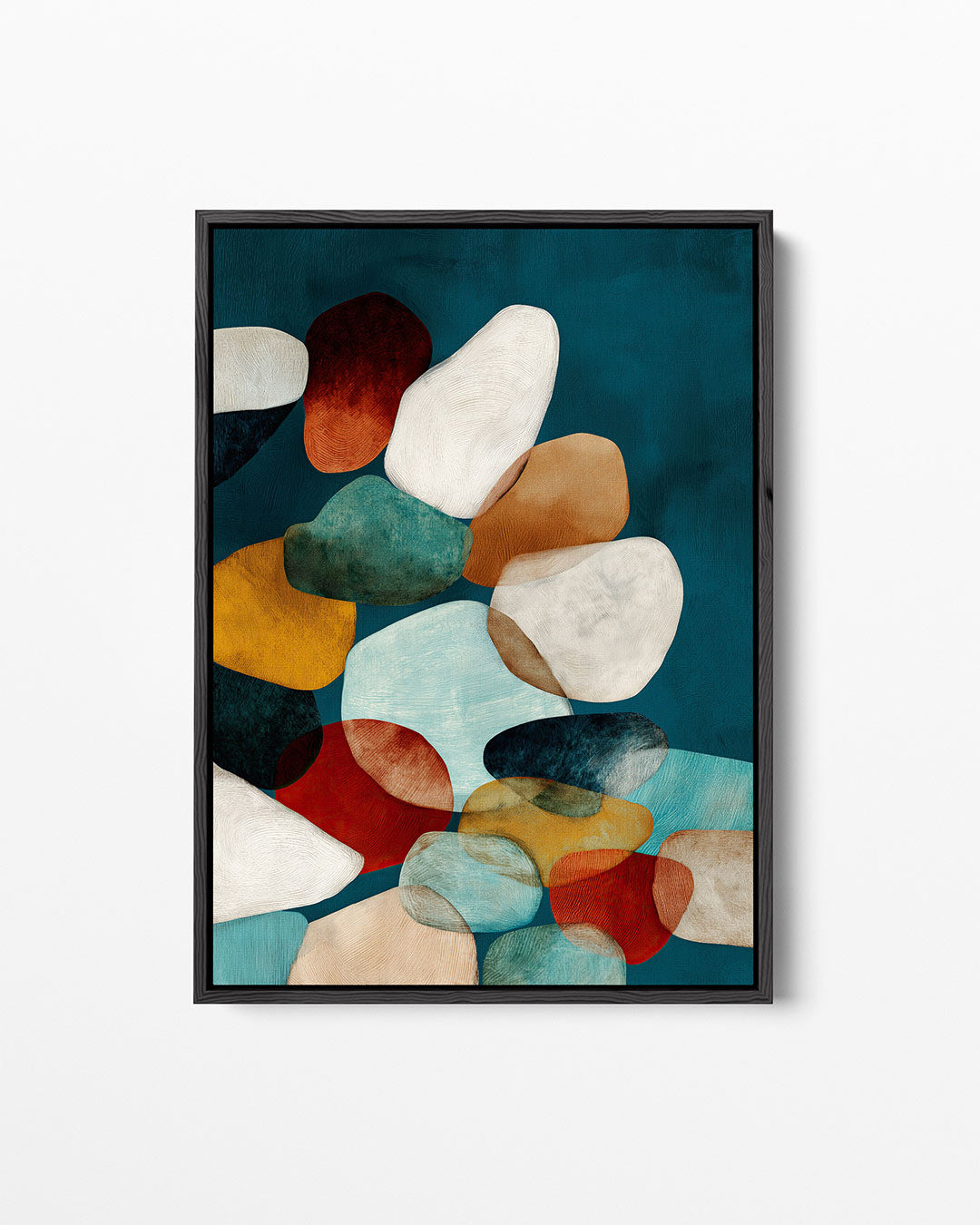 Organische vormen compositie – staand wanddecoratie kunstwerk