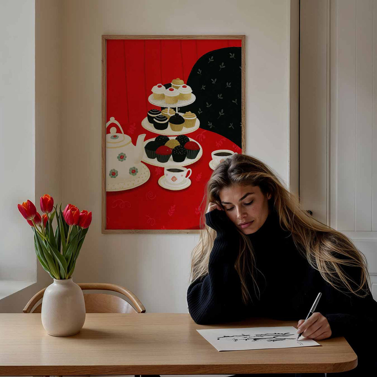 High Tea Verwennerij – keuken portret poster, afbeelding 7