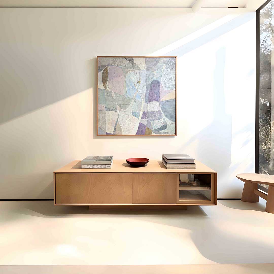 Abstracte vormen – vierkante abstracte wanddecoratie van WallArtistic