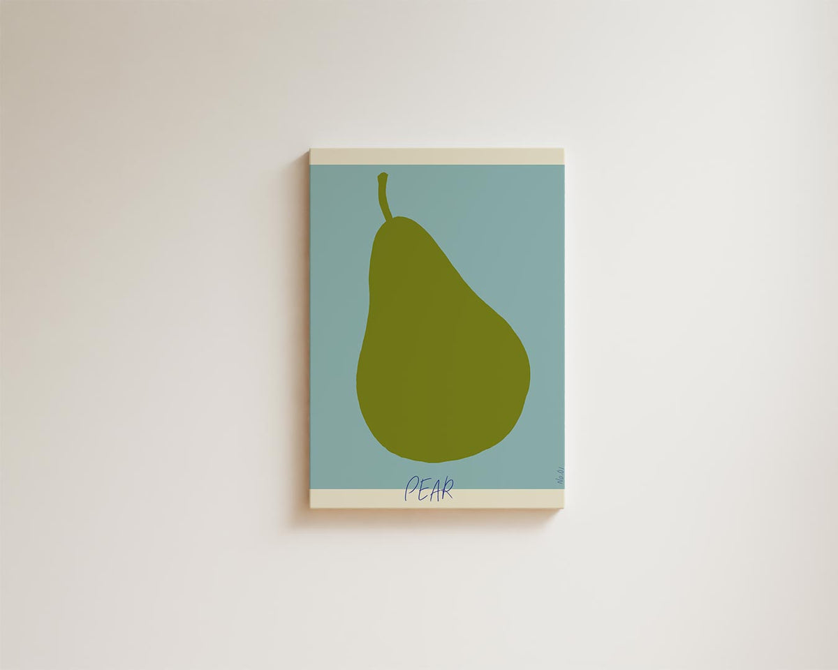Moderne Peer Illustratie – modern portret kunstwerk van WallArtistic