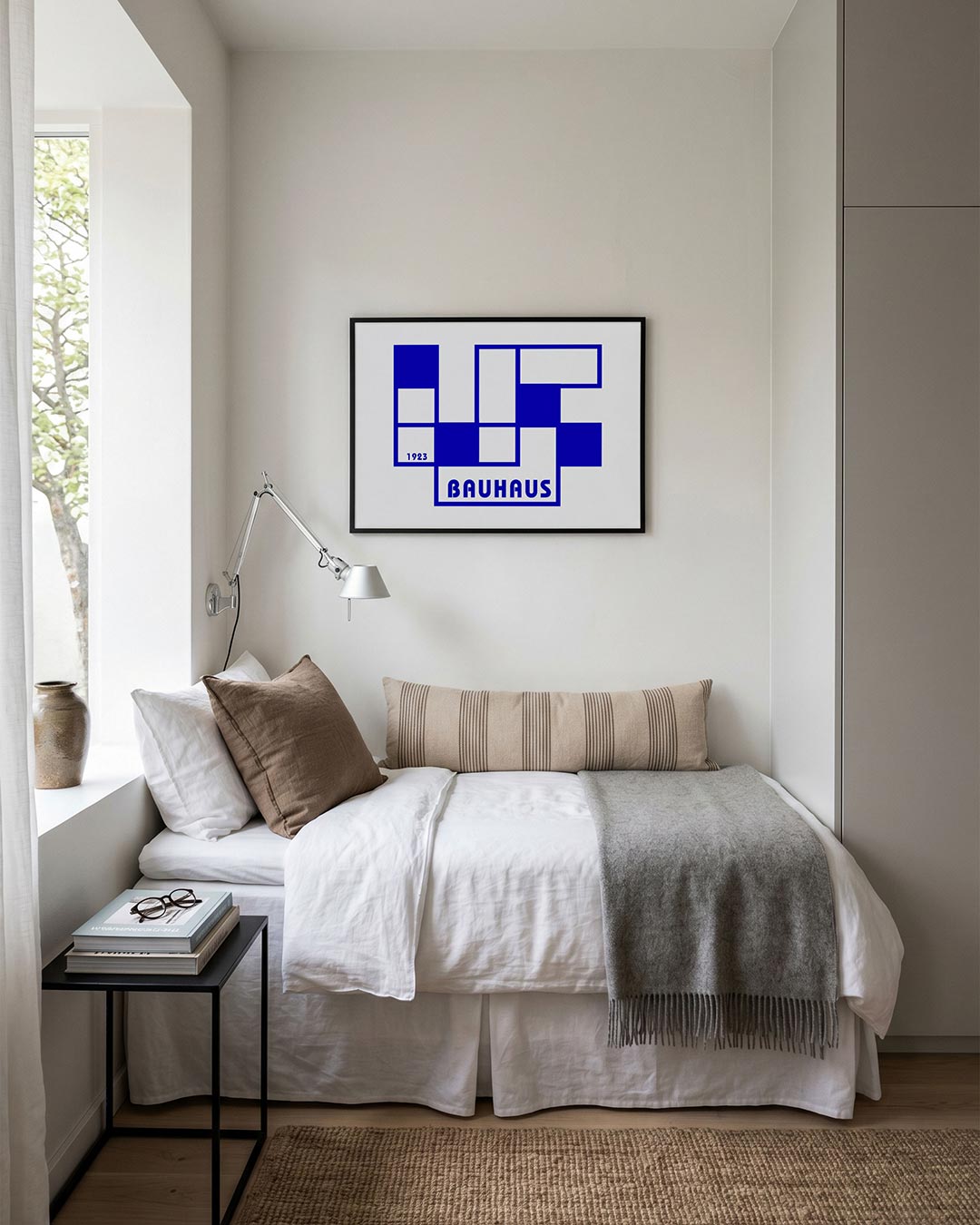 Vorm en balans – moderne Bauhaus wandkunst als poster
