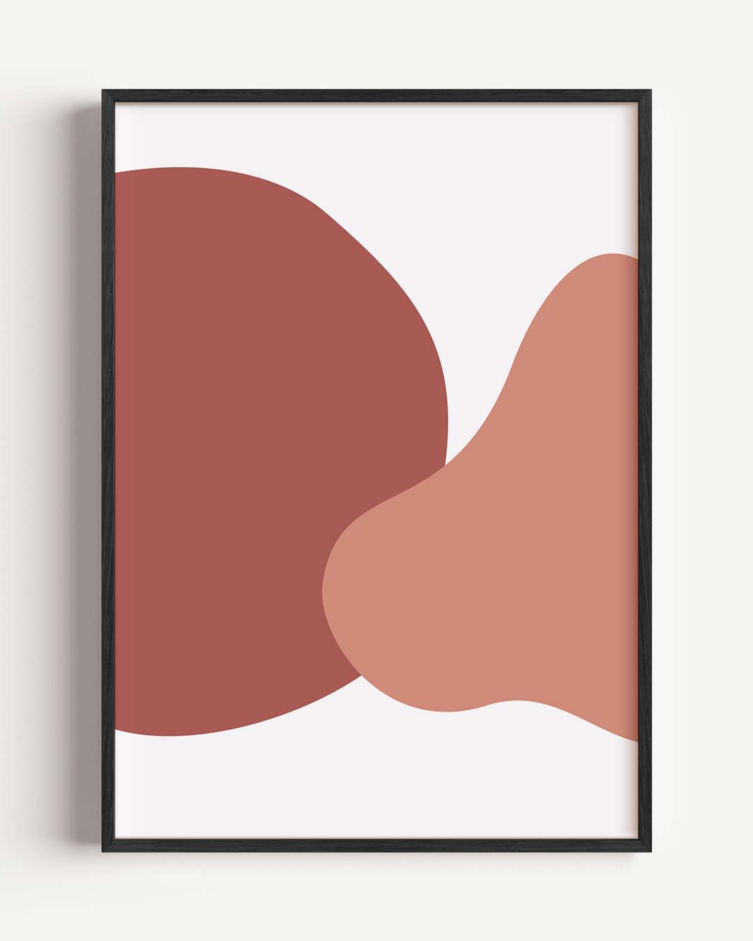 Organische Vormen – abstracte portret poster als wanddecoratie