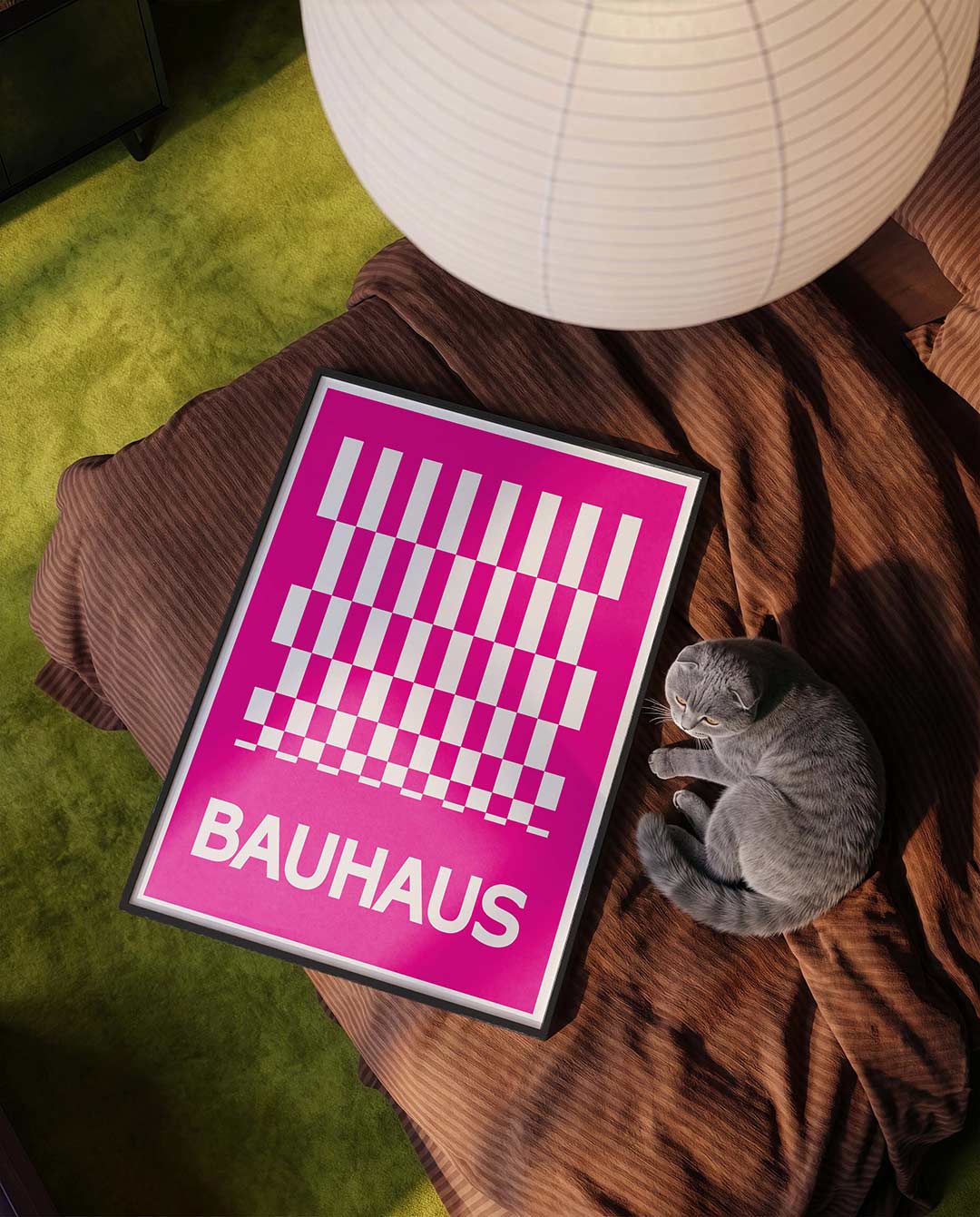  – moderne Bauhaus wandkunst als poster
