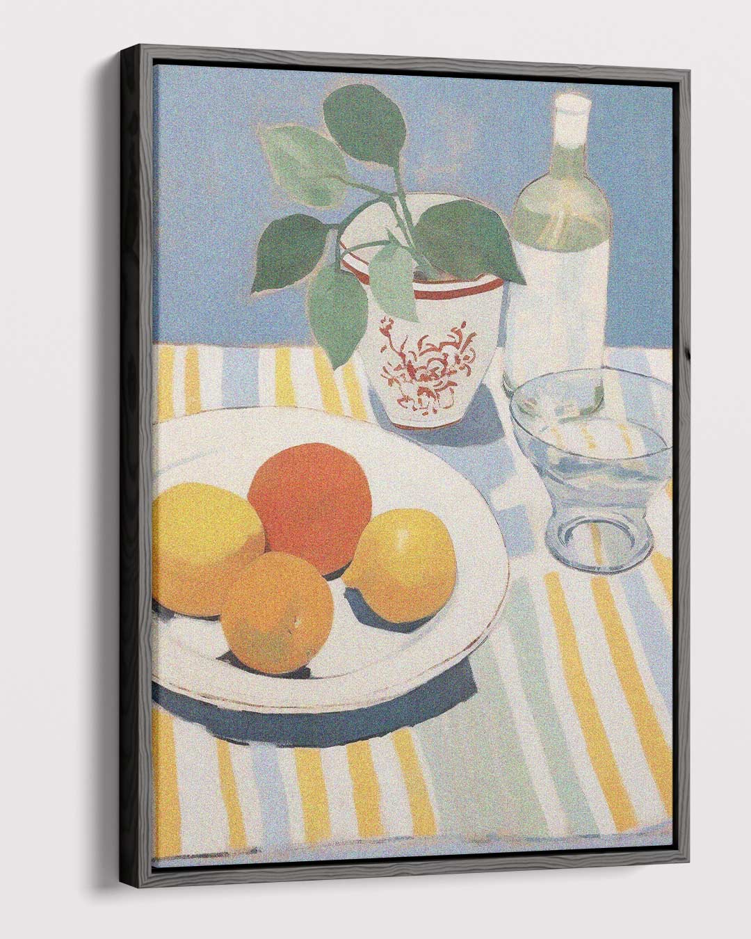 Verfrissende Zomertafel – dibond kunstwerk als wanddecoratie