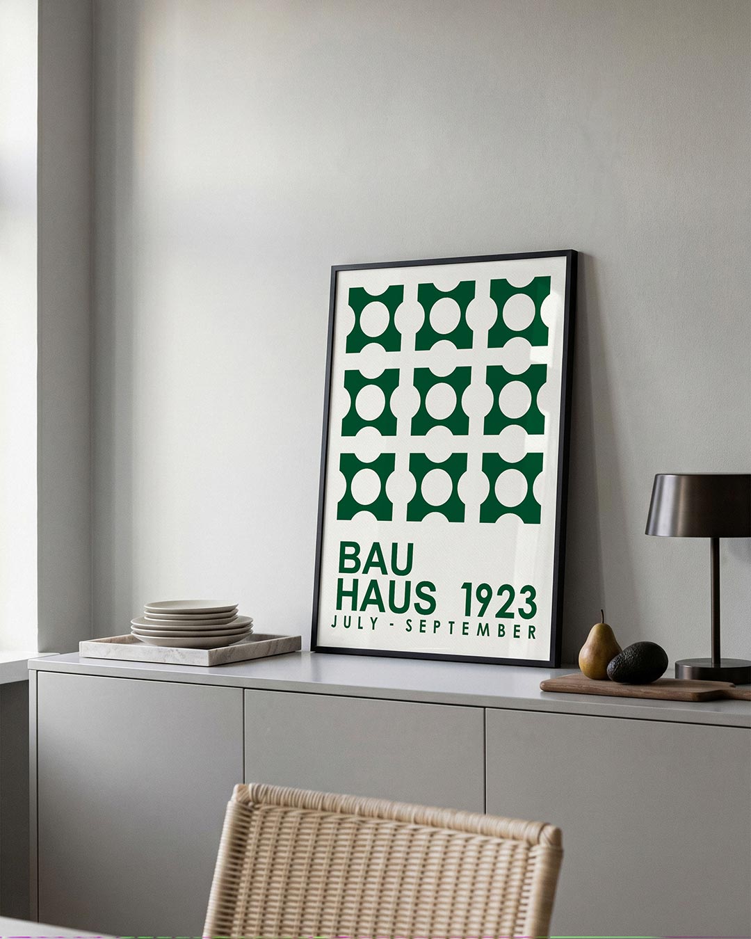  – moderne Bauhaus wandkunst als poster