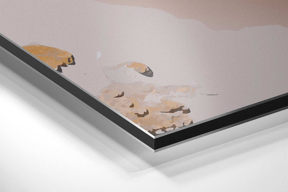 Dromerige Zeegezichten – canvas kunstwerk als wanddecoratie