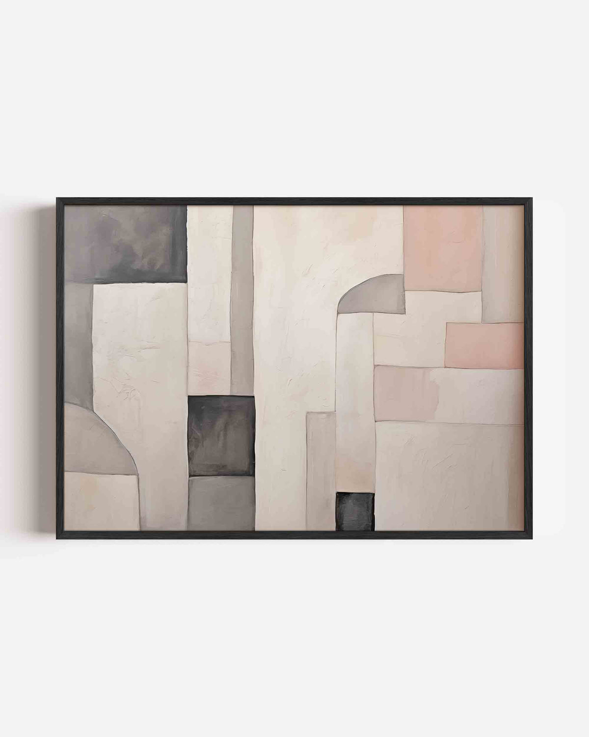 Abstracte vormen – abstracte landscape poster als wanddecoratie