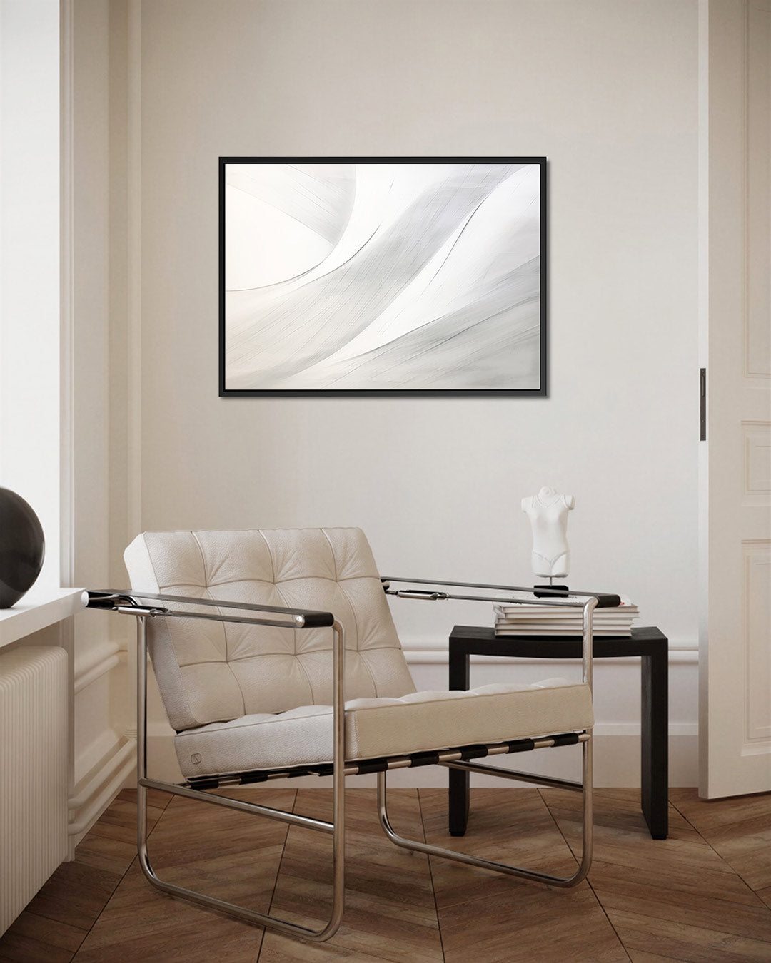 Vloeiende lijnen – kunstwerk op canvas, dibond of plexiglas