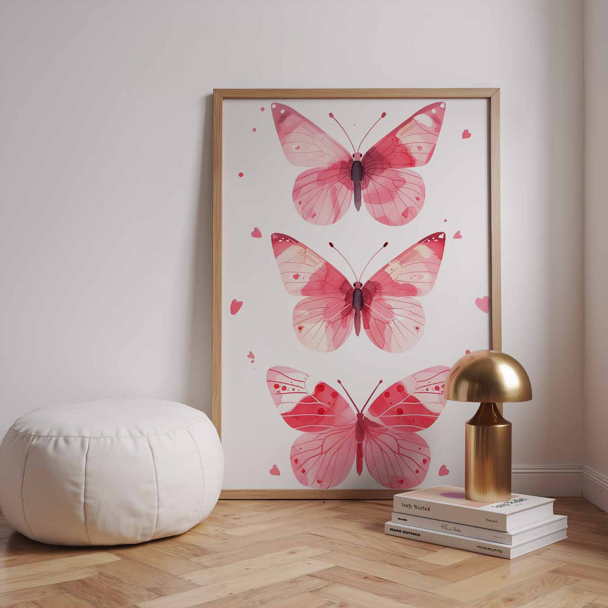 Dromerige Vlinder Symfonie – urban poster in staand formaat