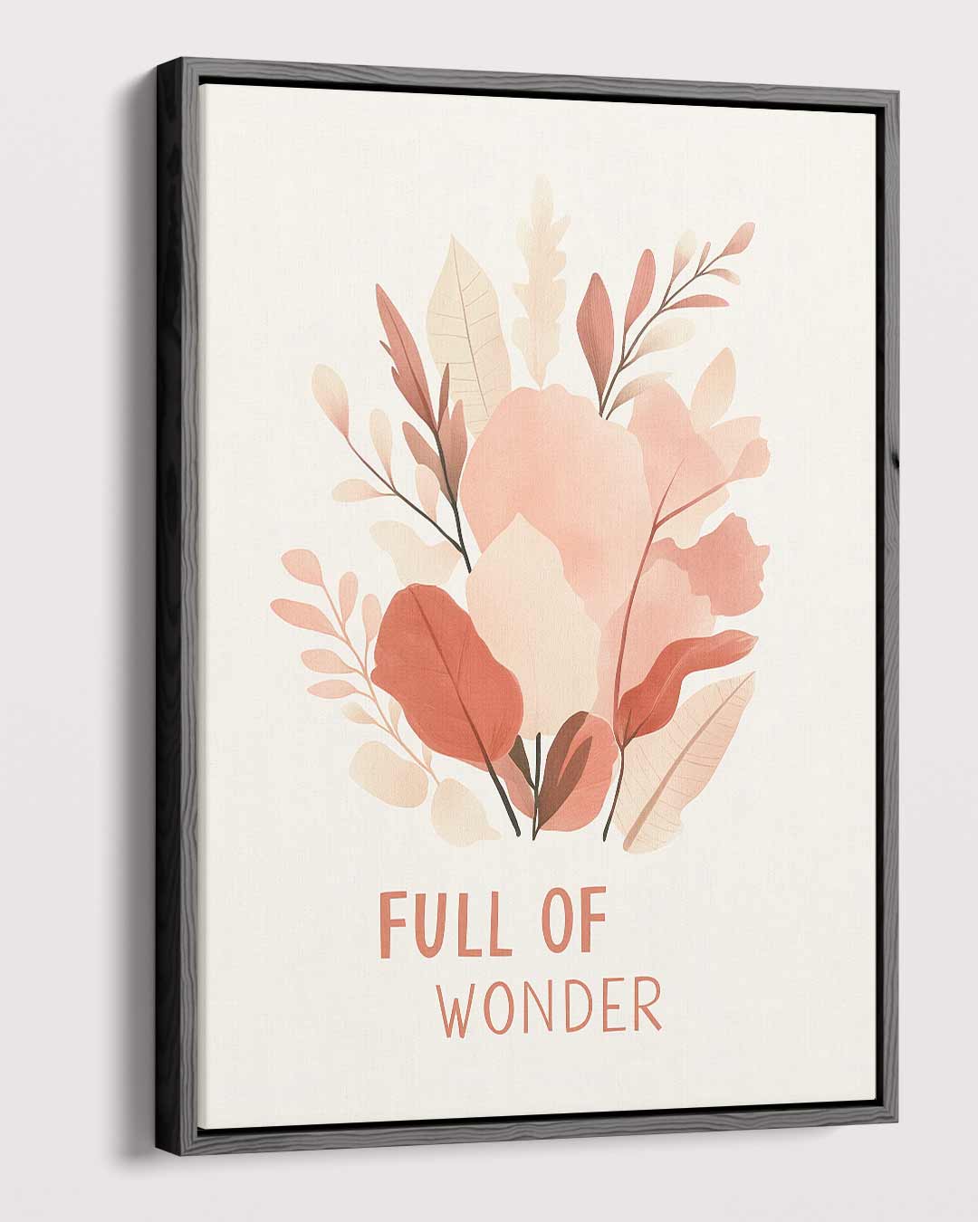 Vol Verwondering Bloemenkunst – plexiglas wanddecoratie in portret formaat