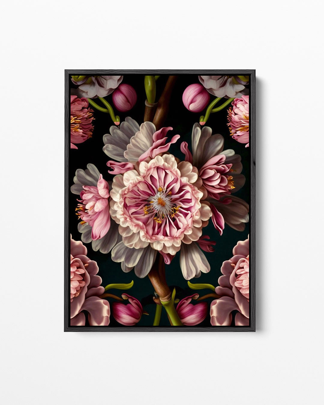 Bloemrijke harmonie – staand wanddecoratie kunstwerk