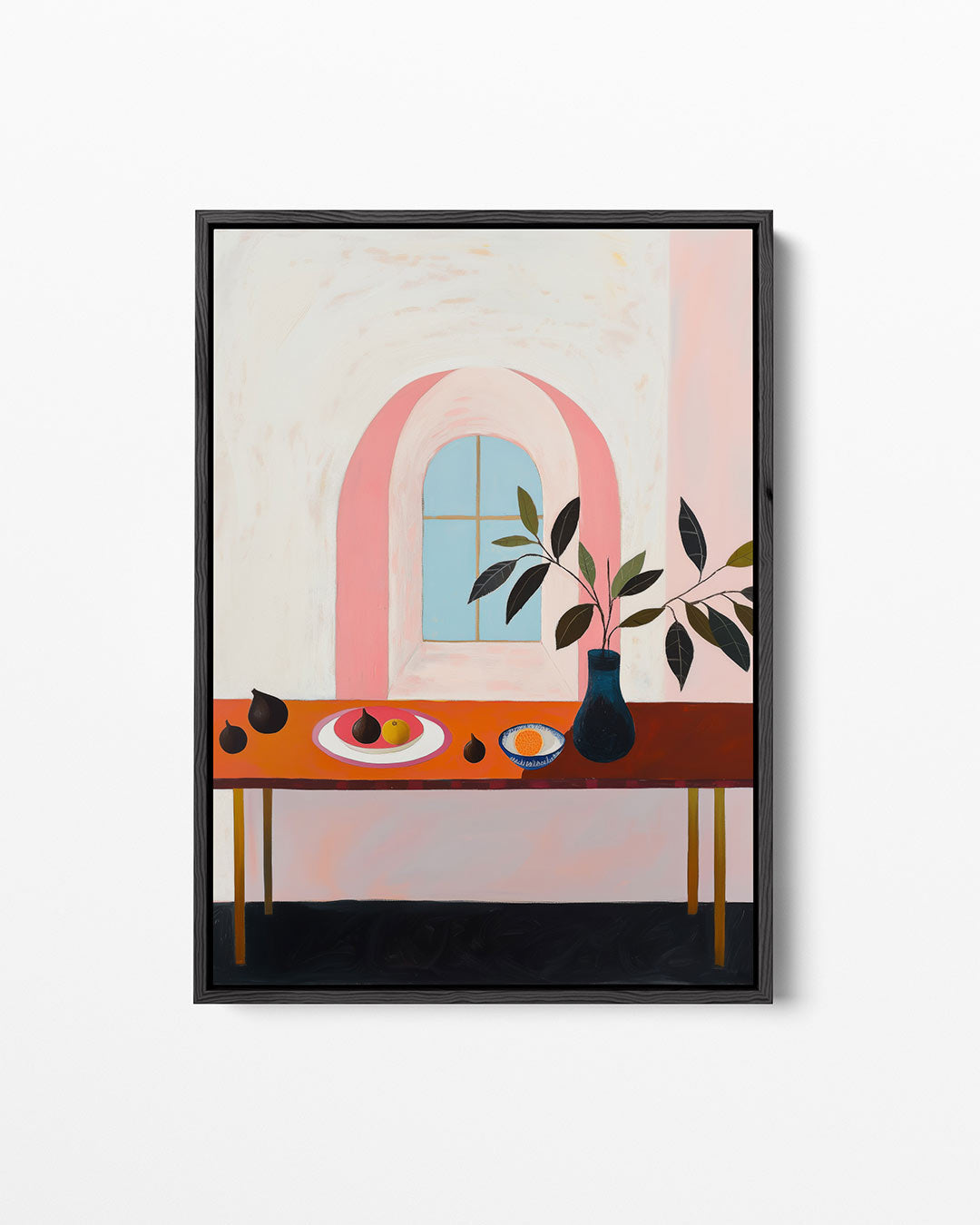 Stilleven met raam – staand wanddecoratie kunstwerk