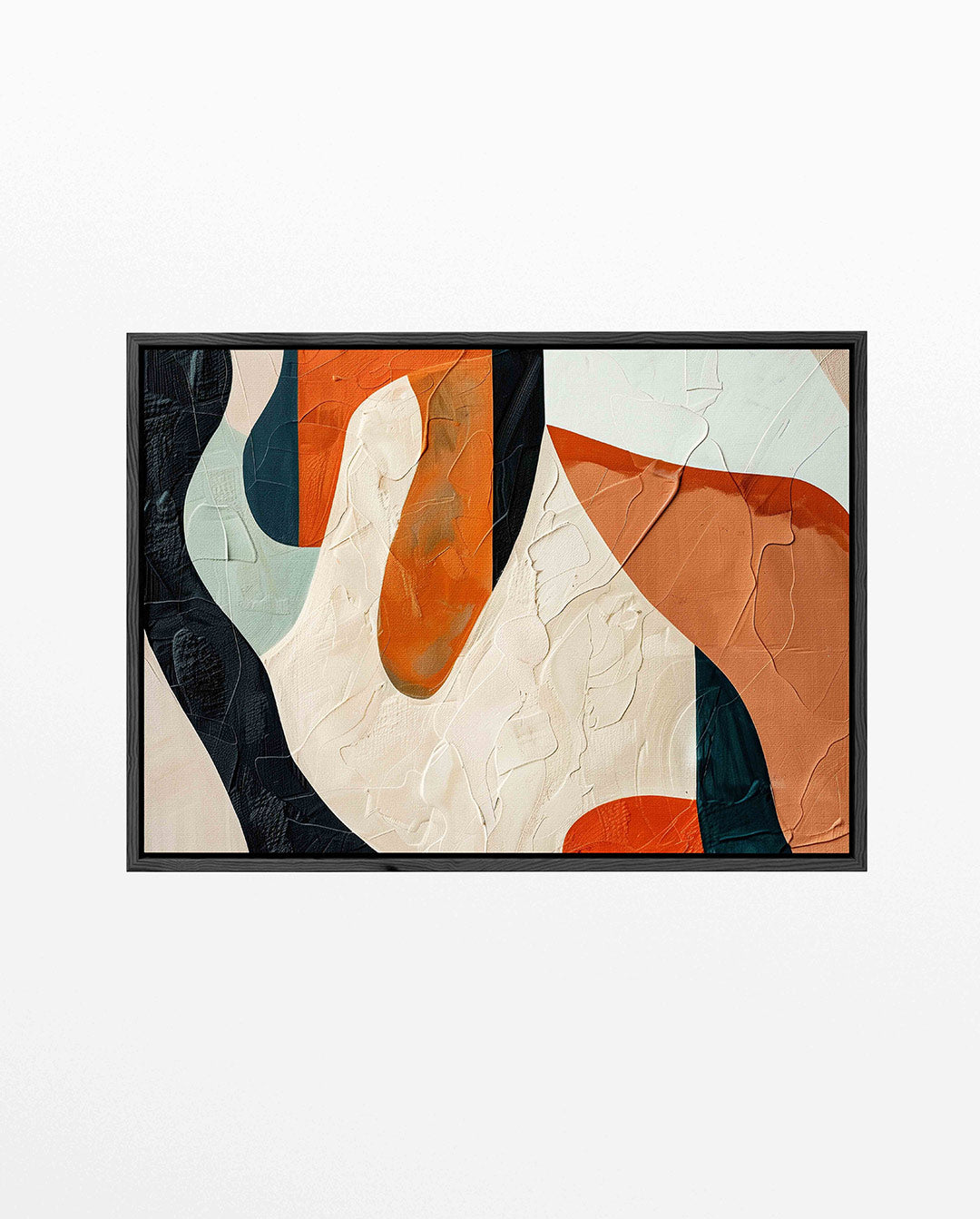 Organische vormen compositie – Editie 2 – liggend abstract kunstwerk