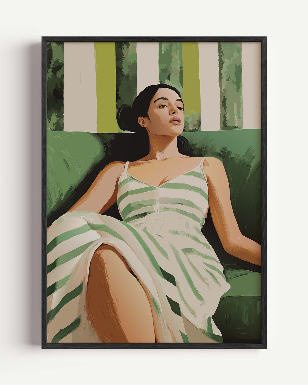 Relaxed Vibes – zomer portret poster als wanddecoratie
