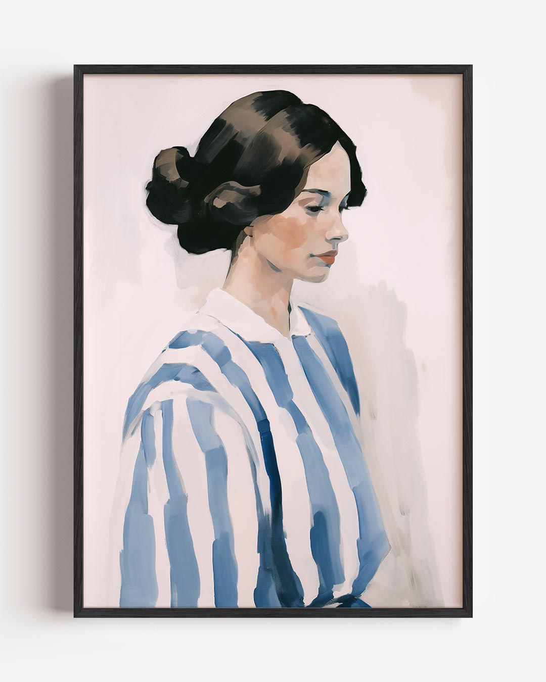 Elegante Droomportret – vrouwelijk portret poster als wanddecoratie