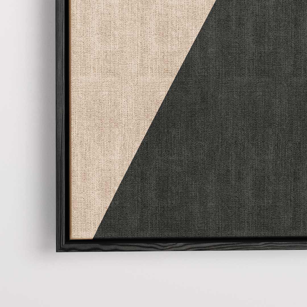 Strakke Elegantie in Abstractie – dibond kunstwerk als wanddecoratie
