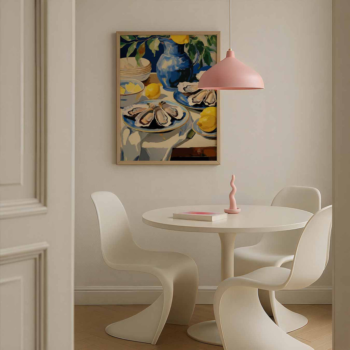 Mediterrane Tafelsfeer – culinaire wandkunst als portret poster