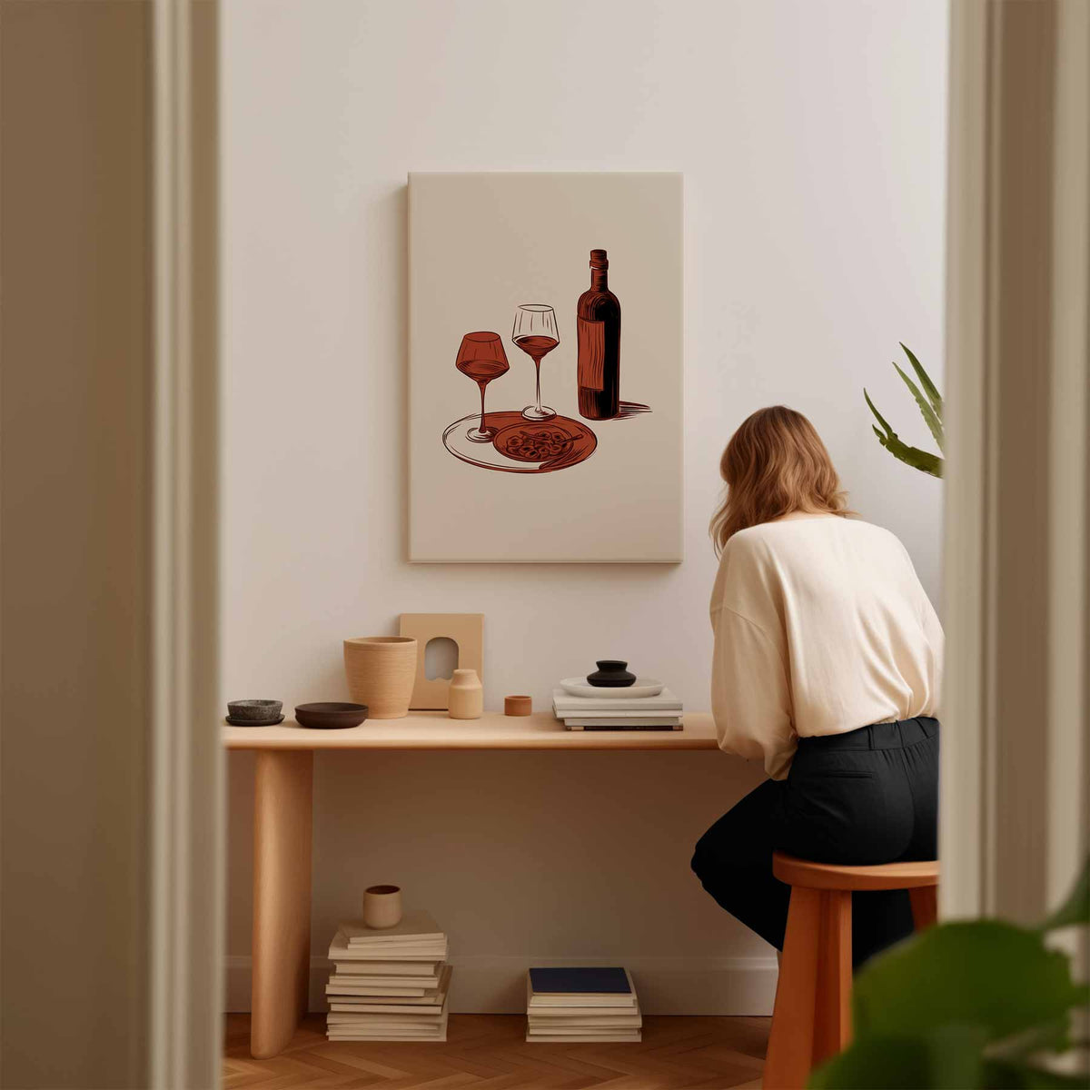 Italiaans Avondje – plexiglas kunstwerk als wanddecoratie