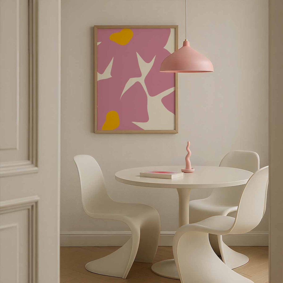 Bloemige Vleugjes – bloemen poster in staand formaat