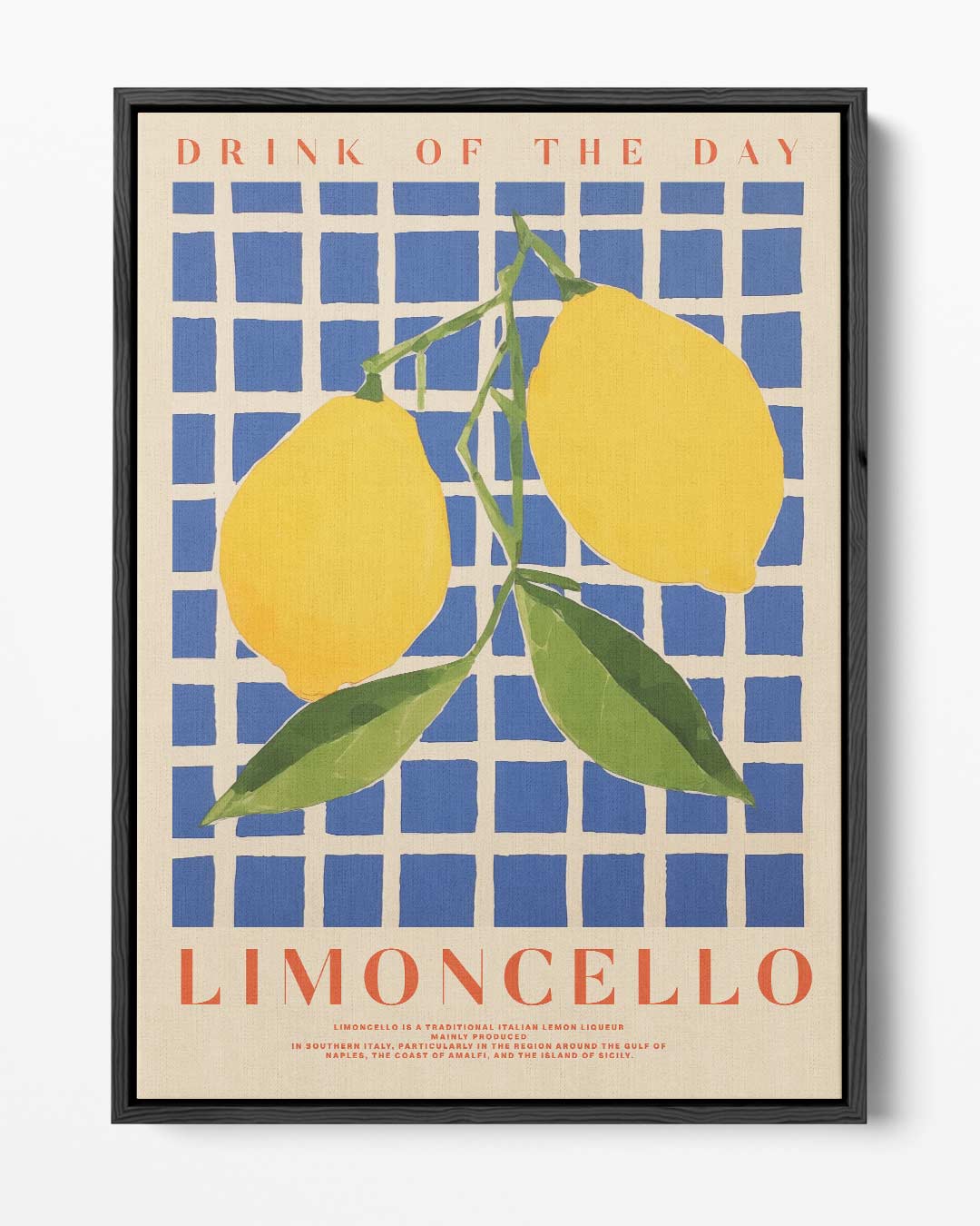 Citrus Serenade Poster – portret kunstwerk als wanddecoratie