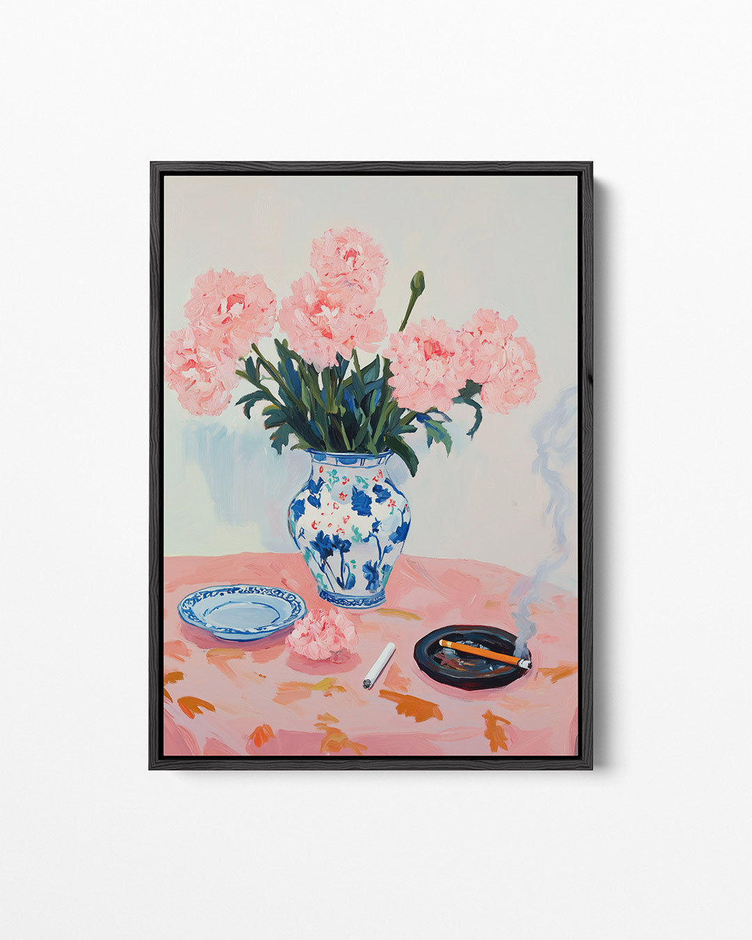 Bloemrijke compositie – staand wanddecoratie kunstwerk