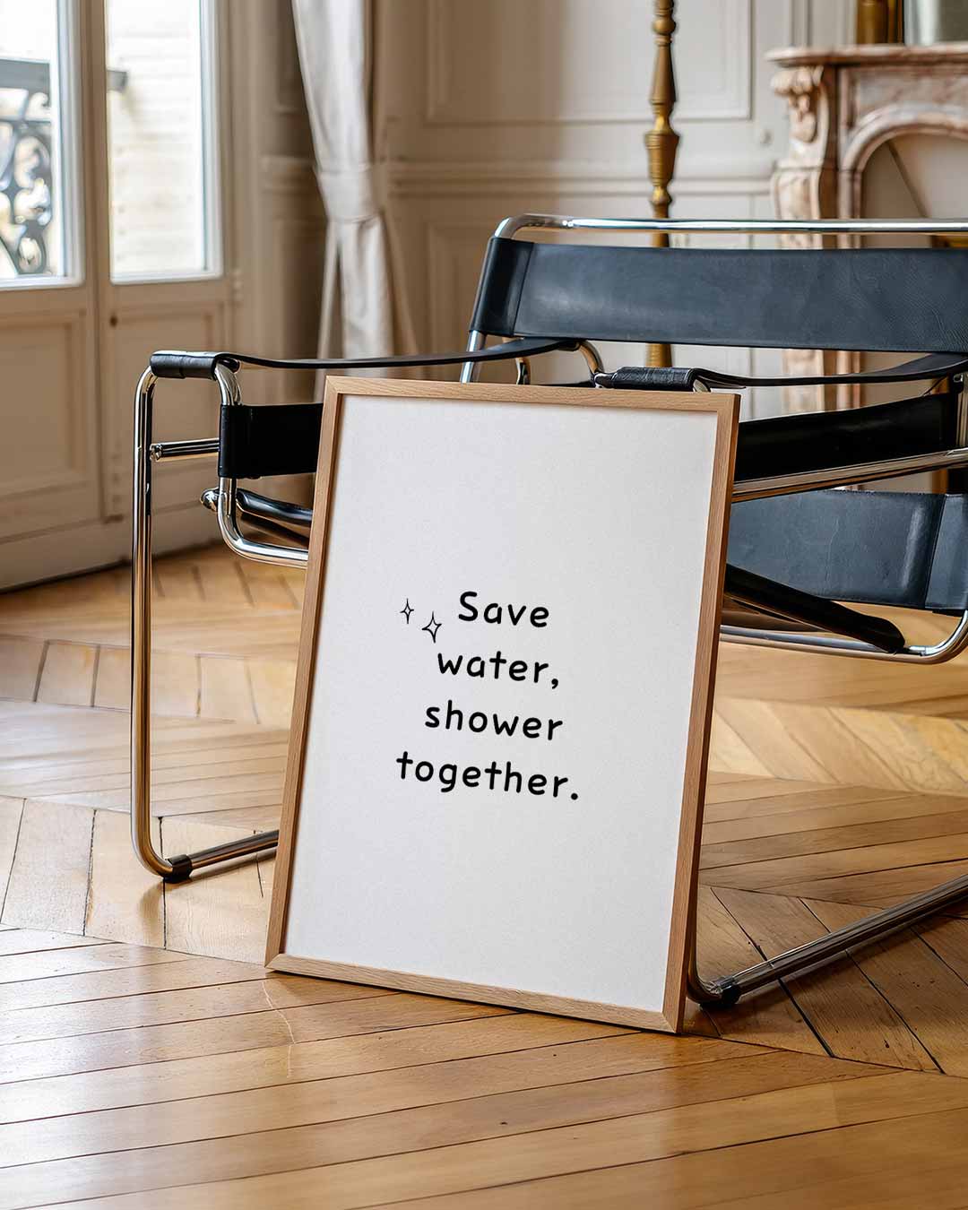 Spaar Water – quote poster als inspirerende wanddecoratie