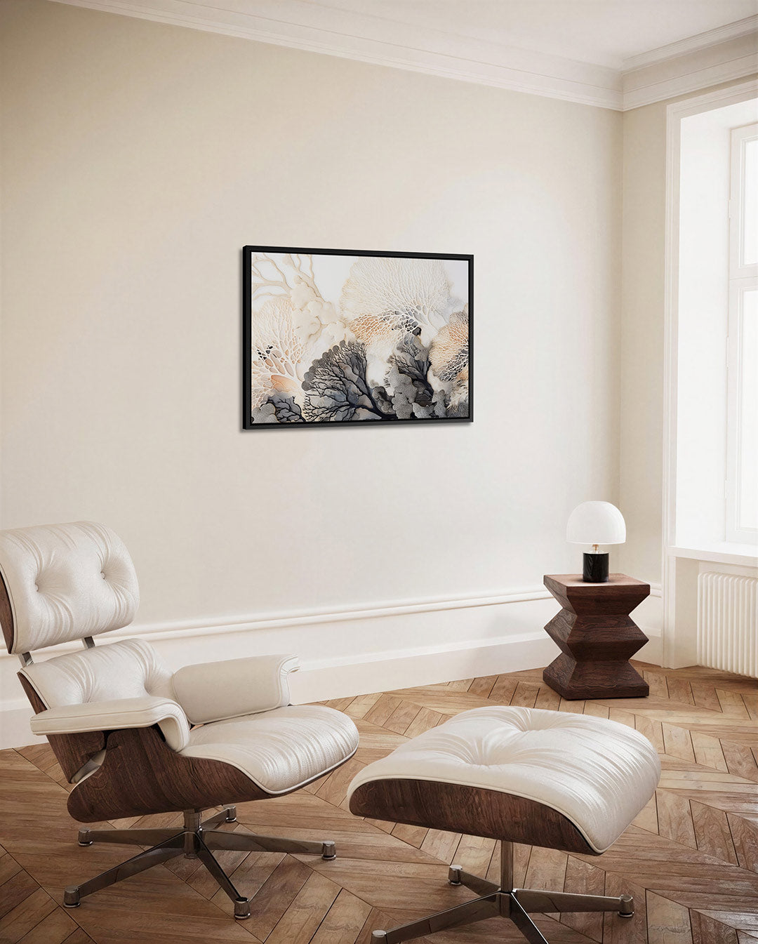 Organische patronen – Wanddecoratie kunstwerk – alternatieve weergave van het kunstwerk