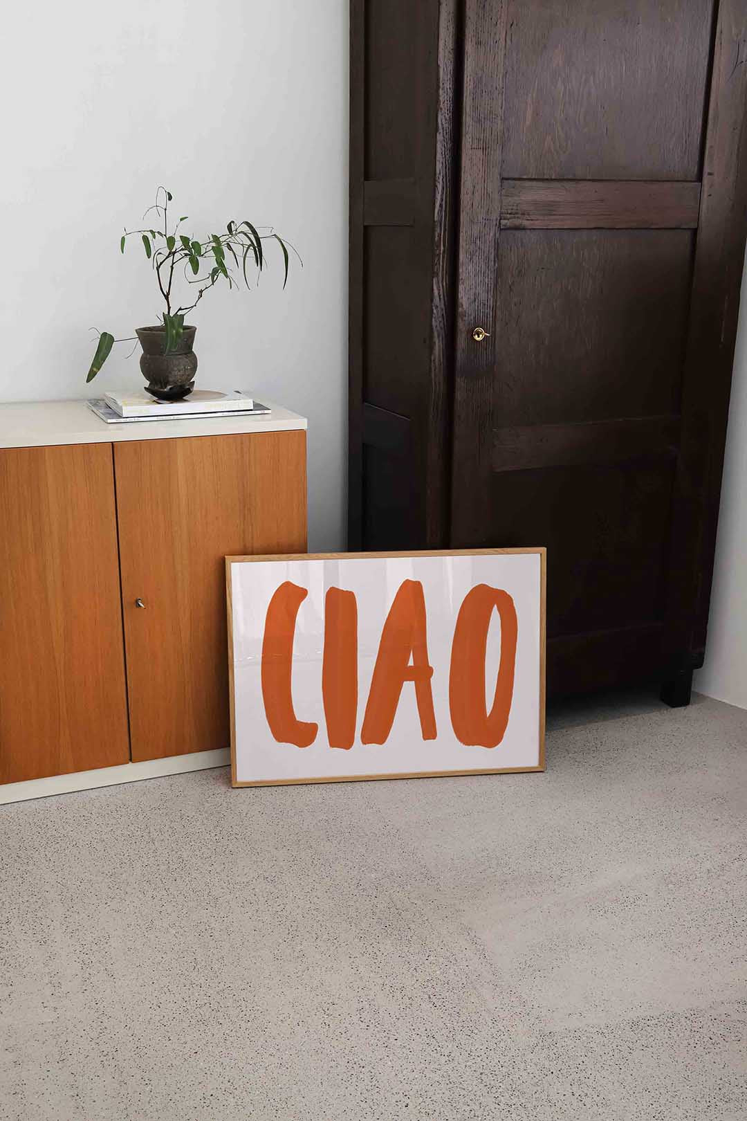 Ciao – hedendaagse illustratie als liggende poster