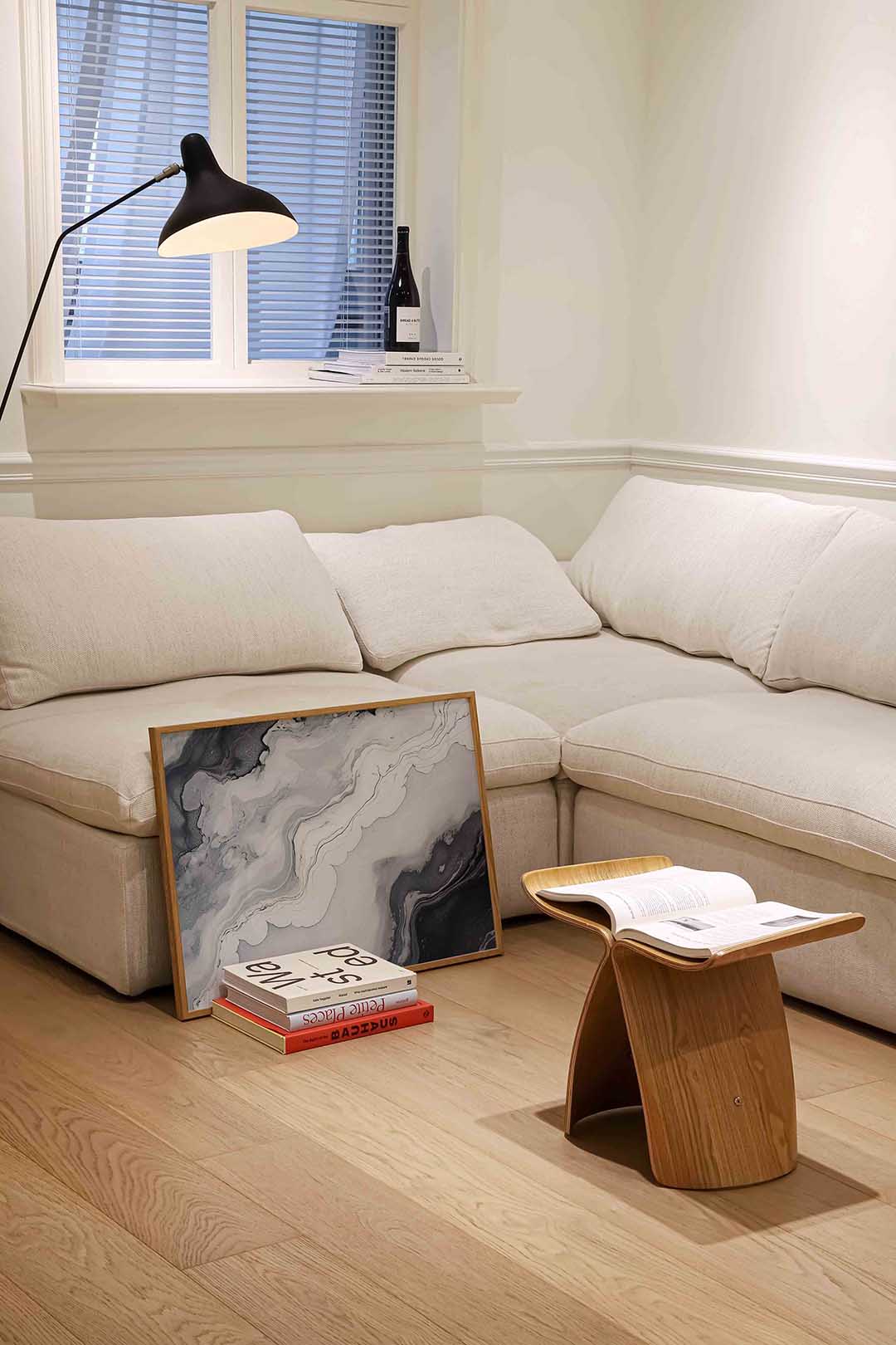 Vloeiende lijnen – abstracte wandkunst als landscape poster