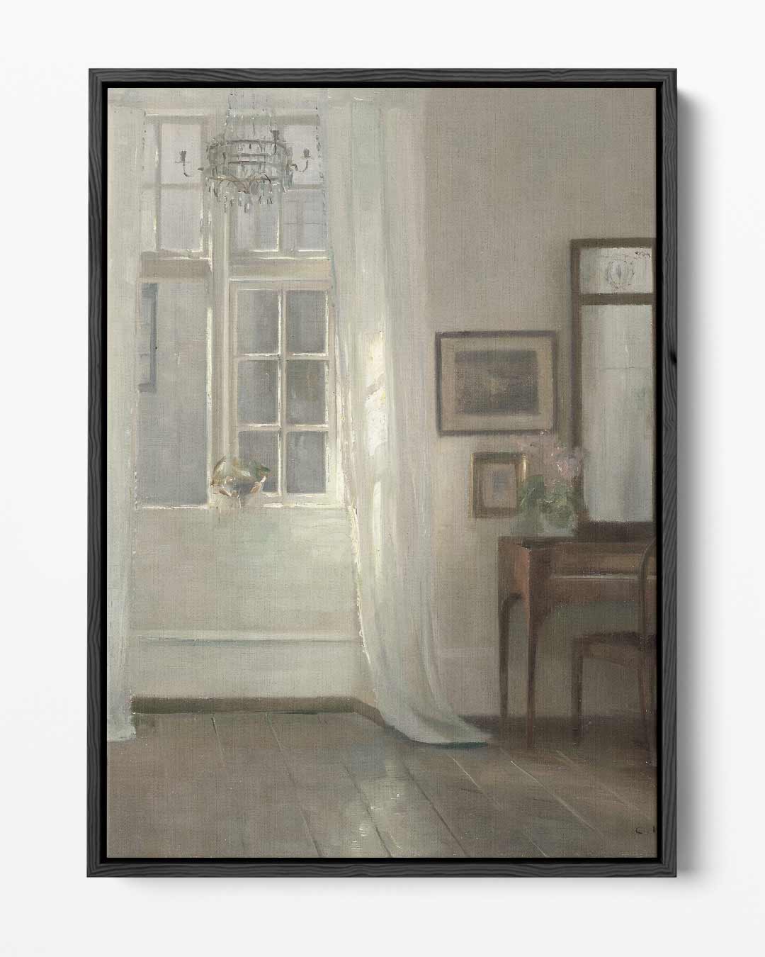 Lichte Vensterkamer – portret kunstwerk als wanddecoratie