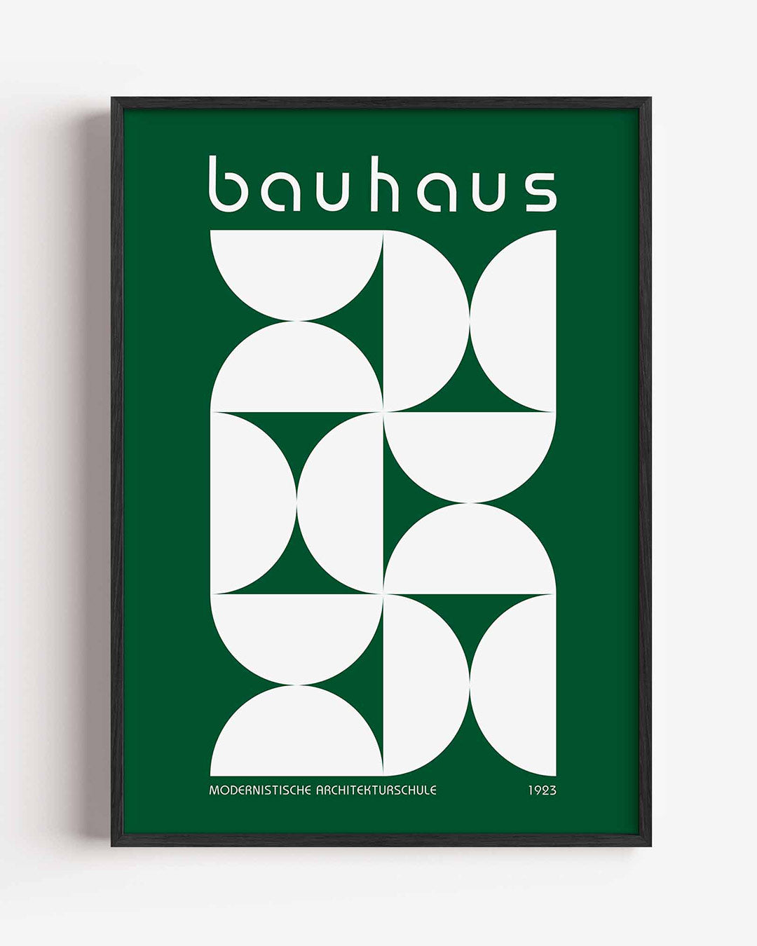 Geometrische vormen – staande Bauhaus poster als wanddecoratie